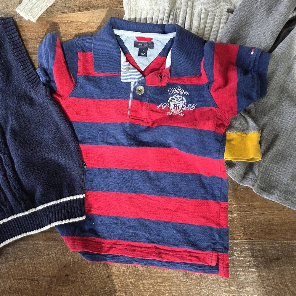 Mixed Lot Of Size 6 Boys Clothes Polo, Quicksilver, Carters, Ed Hardy, Adidas - Picture 5 of 11